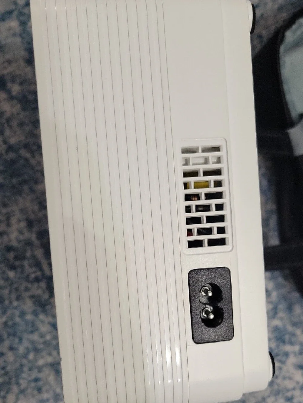 White Portable Projector - Compact Home Theater